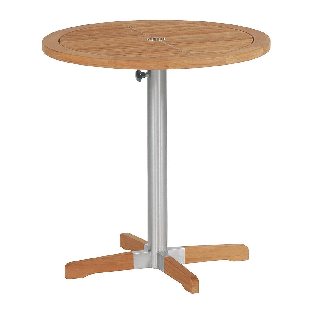 Barlow Tyrie Equinox 26" Stainless Steel Round Bistro Table