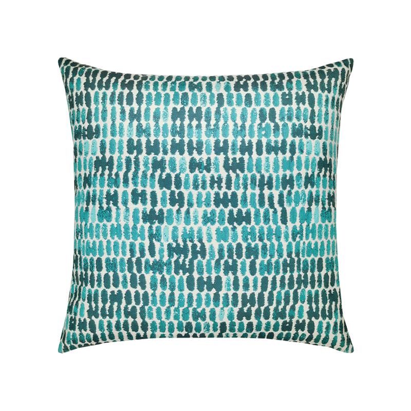 Elaine Smith 20" x 20" Thumbprint Aruba Sunbrella Outdoor Pillow