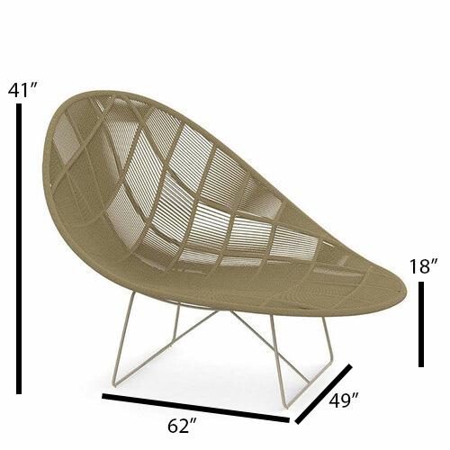 Talenti Panama Rope Relax Armchair - Dimension Talenti Panama Rope Relax Armchair - Dimension