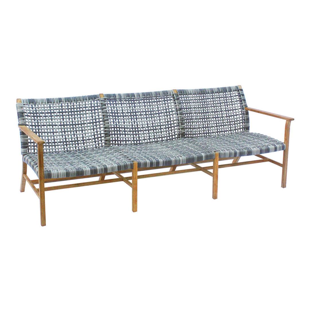 Kingsley Bate Catherine Teak Woven Club Sofa