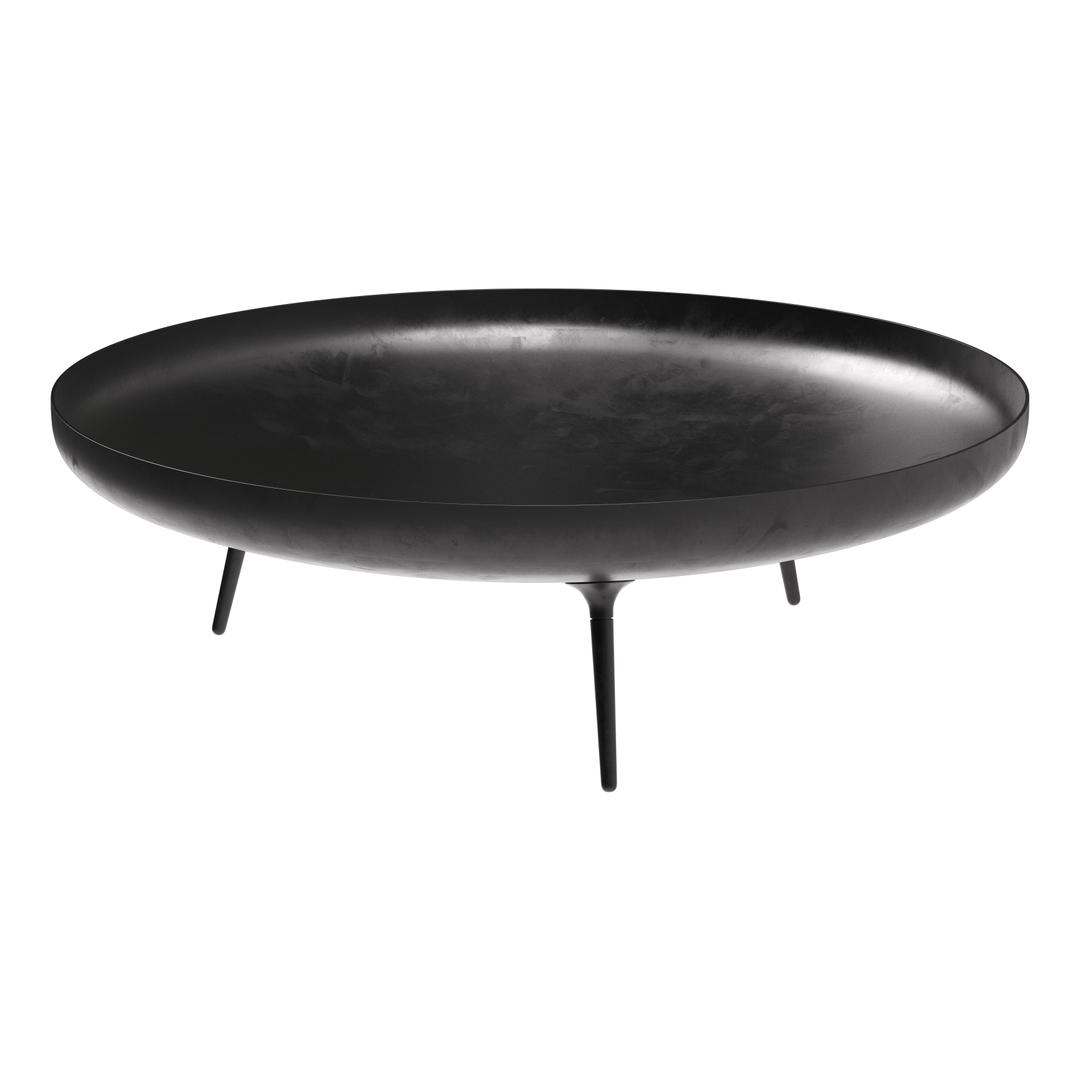 Gloster Deco 53" Round Steel Wood Burning Fire Bowl