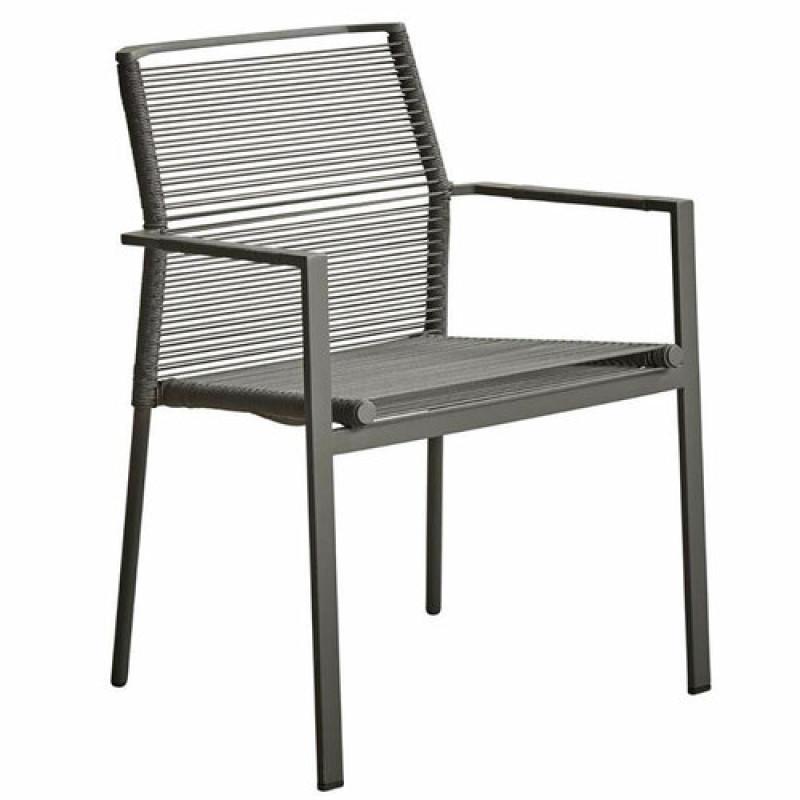 Cane-line Edge Stacking Aluminum Dining Armchair
