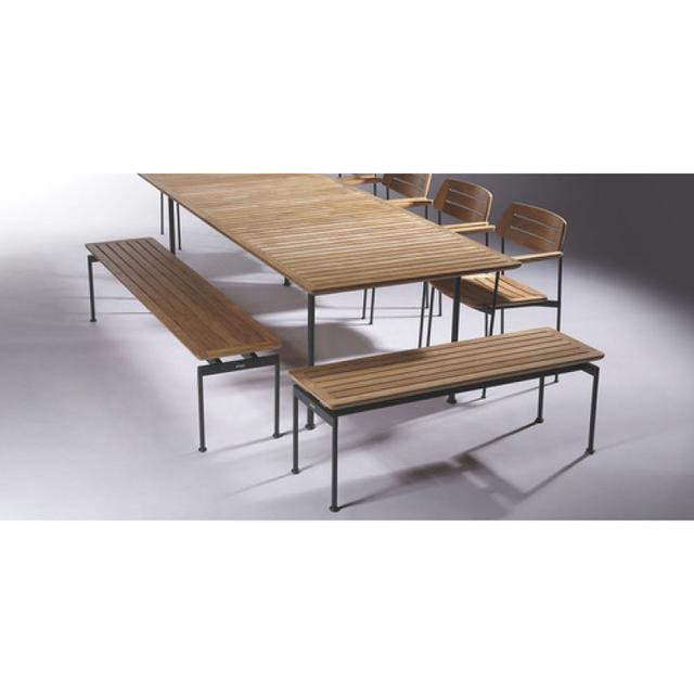 Barlow Tyrie Layout 74&quot; Backless Teak Bench