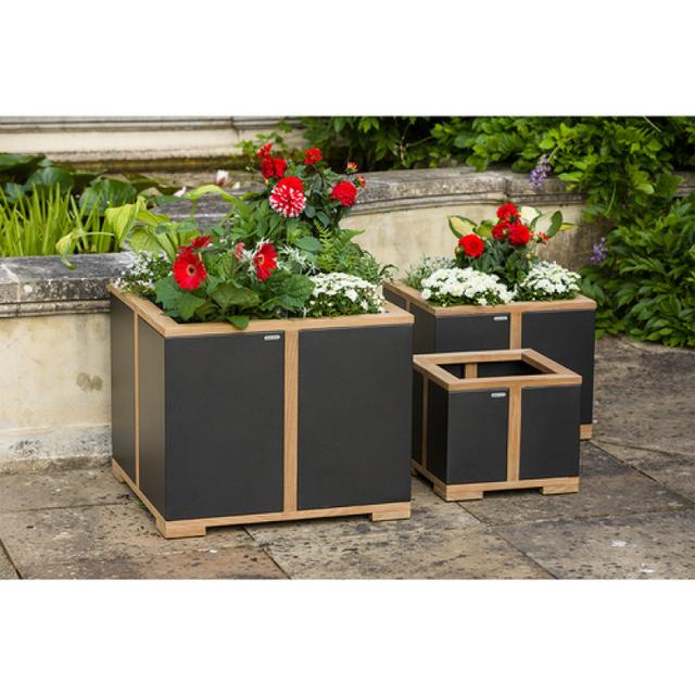 Barlow Tyrie Aura Square Planters