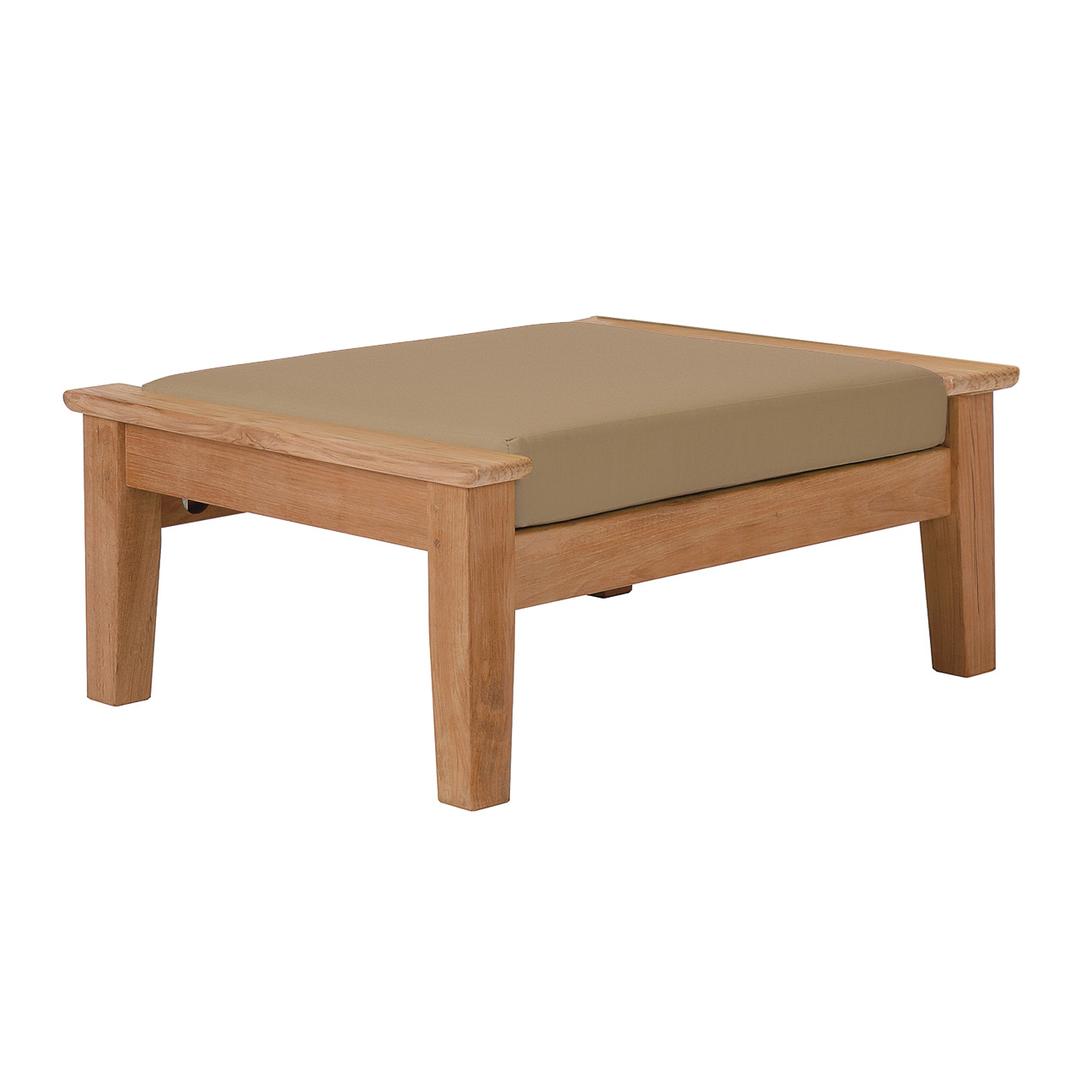Barlow Tyrie Haven Teak Ottoman Outdoor Sectional Unit