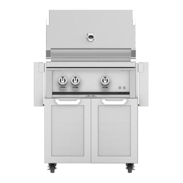 Hestan 30&quot; Gas Grill with Rotisserie on Tower Cart