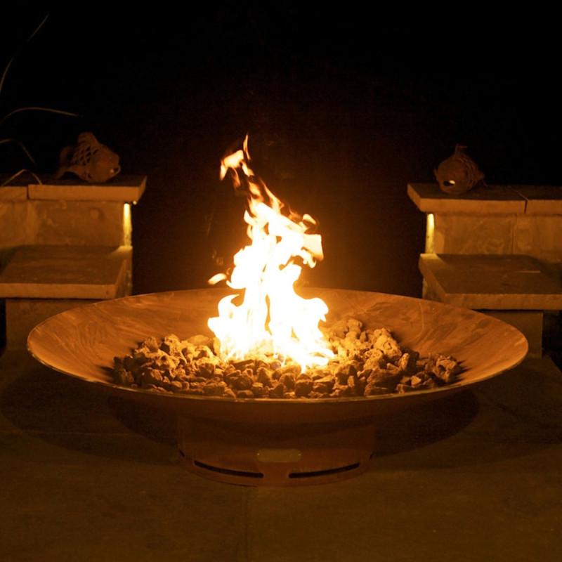 Fire Pit Art Asia 48" Round Steel Fire Pit