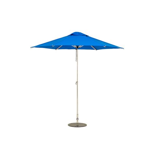 Woodline Shade Solutions Swift 8' Round Steel Market Patio Umbrella