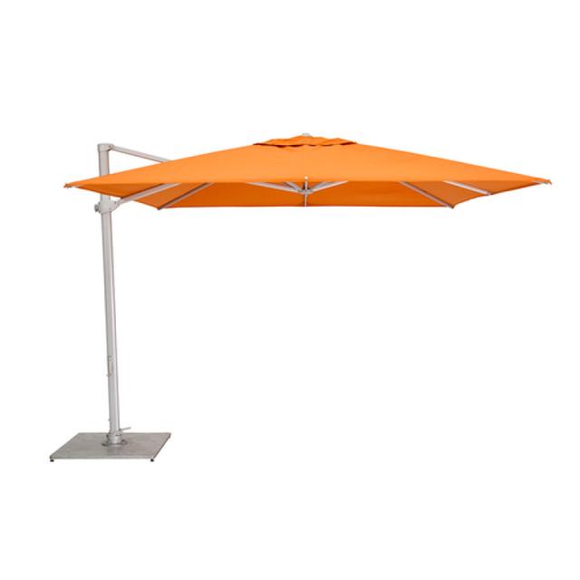 Woodline Shade Solutions Pavone 10' Rotational Square Cantilever Patio Umbrella