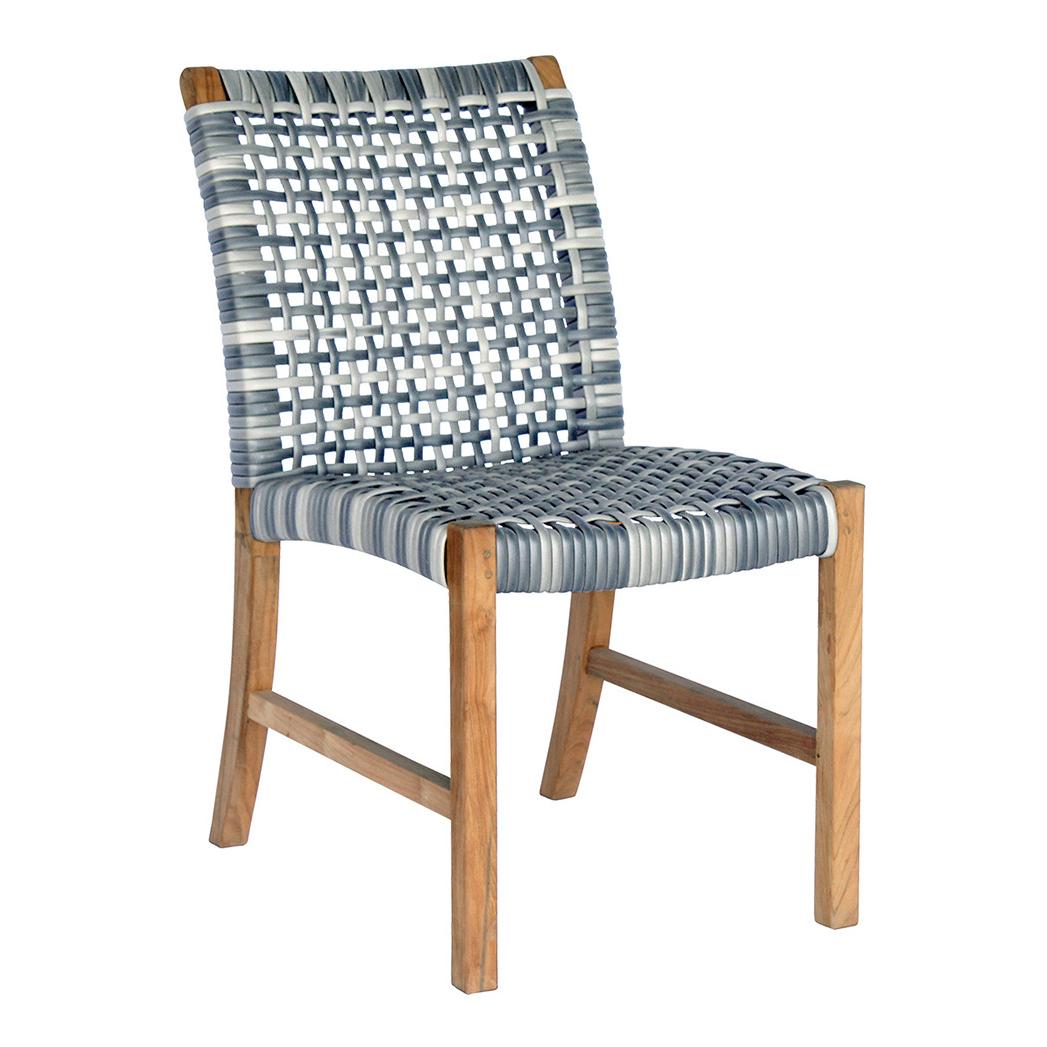 Kingsley Bate Catherine Teak Woven Dining Side Chair