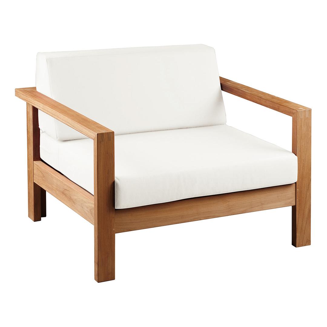 Barlow Tyrie Linear Teak Lounge Chair