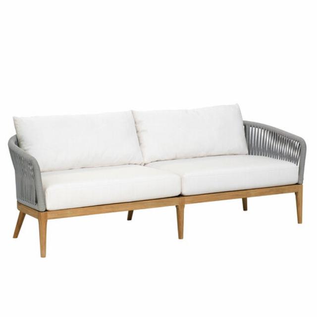 Kingsley Bate Lucia Teak/Woven Deep Seating Sofa