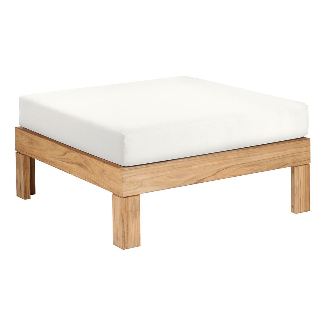 Barlow Tyrie Linear Teak Ottoman