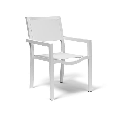 Sunset West Naples Stacking Sling Dining Armchair