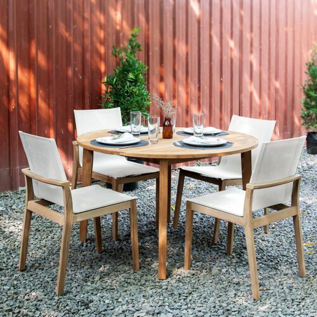 POVL Outdoor Menlo Stacking Dining Side Chair