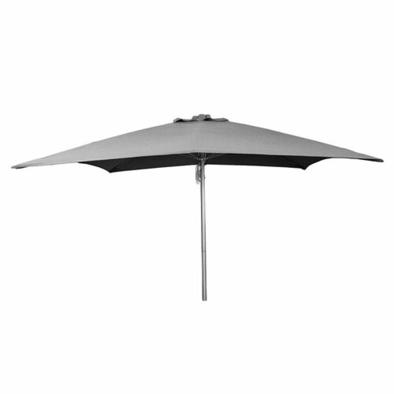 Cane-line Shadow 9'11" Square Aluminum Market Patio Umbrella w/ Pulley System