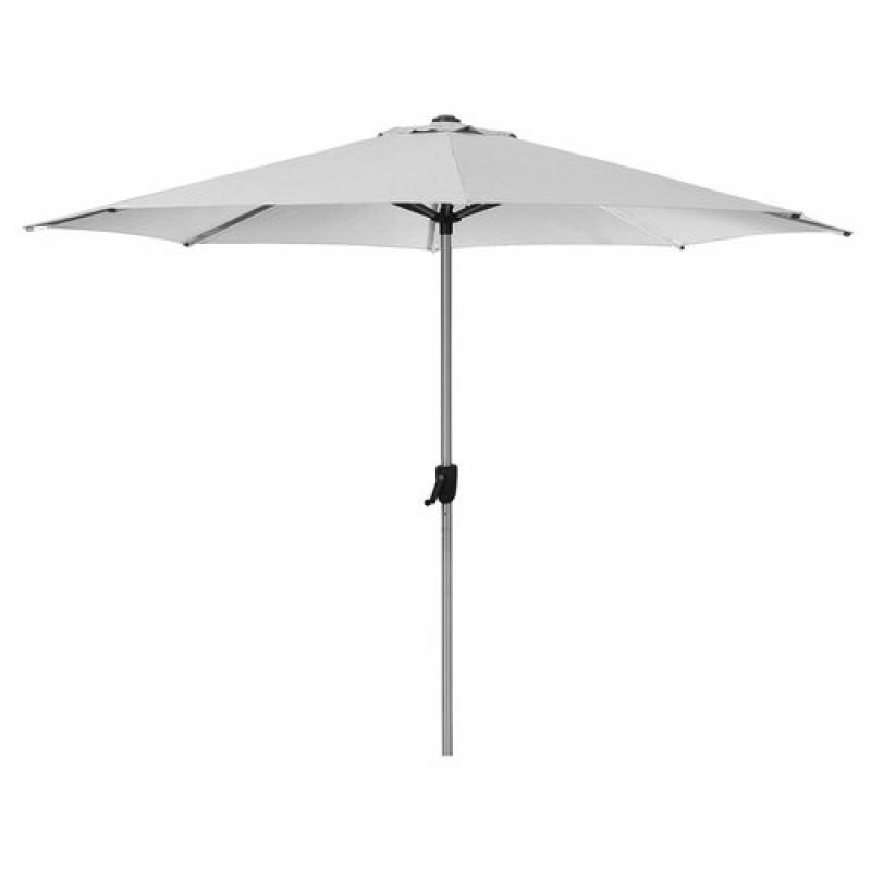 Cane-line Sunshade 9'11" Octagonal Aluminum Market Patio Umbrella w/ Crank System
