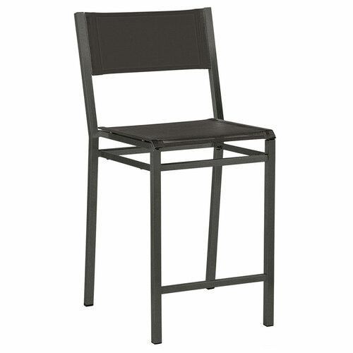 Barlow Tyrie Equinox Stacking Sling Counter Side Chair - Powder Coated