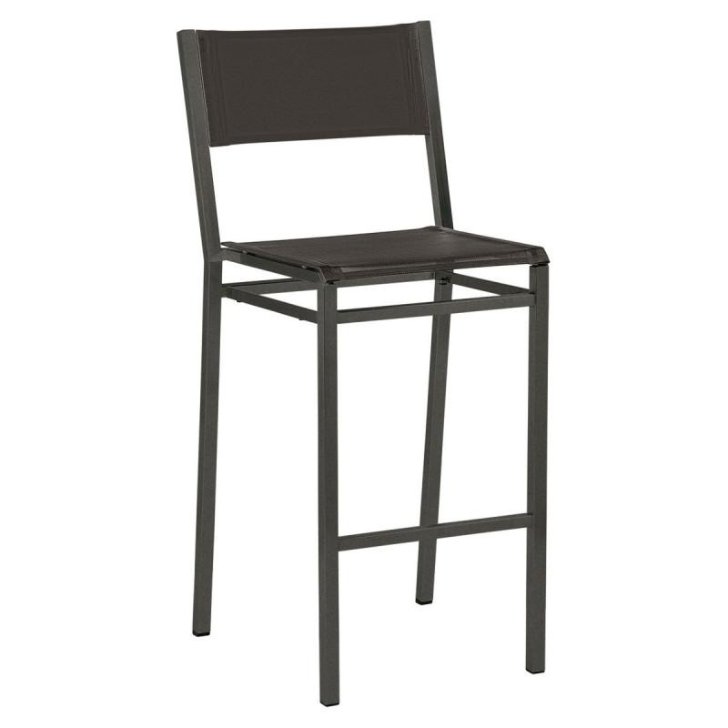 Barlow Tyrie Equinox Stacking Sling Bar Side Chair - Powder Coated