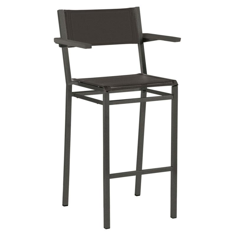 Barlow Tyrie Equinox Stacking Sling Bar Armchair - Powder Coated