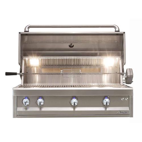 Alfresco Grills Artisan Professional 42" Built-in Gas Grill with Rotisserie