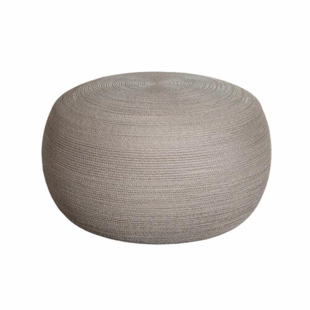 Cane-line Circle Outdoor Pouf - Large