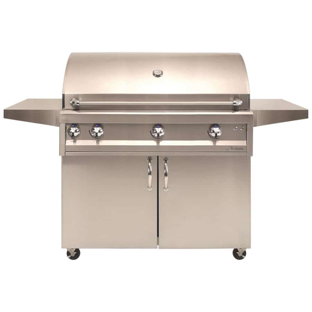Alfresco Grills Artisan Professional 42" Freestanding Gas Grill with Rotisserie on Cart