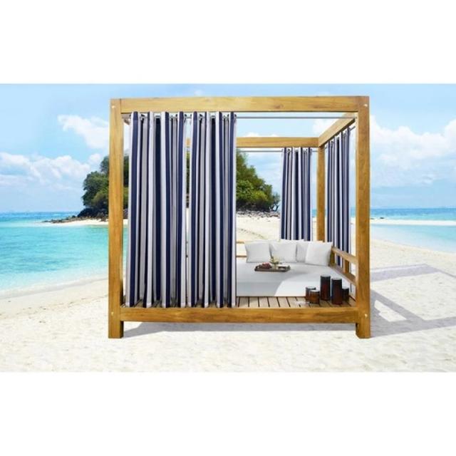 Outdoor Decor by Commonwealth Seascapes Stripe Outdoor Curtains - Set of 2