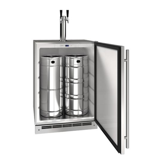 U-Line Appliances 24" Outdoor Keg Refrigerator