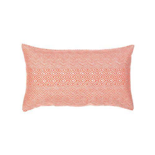 Elaine Smith 20" x 12" Kanga Papaya Lumbar Sunbrella Outdoor Pillow