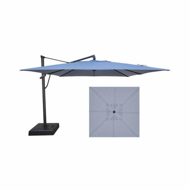 Treasure Garden 11.5' AKZ PLUS Square Cantilever Umbrella