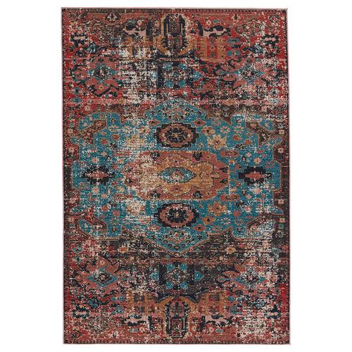 Jaipur Living Vibe Swoon Persia Red/Teal Indoor/Outdoor Rug