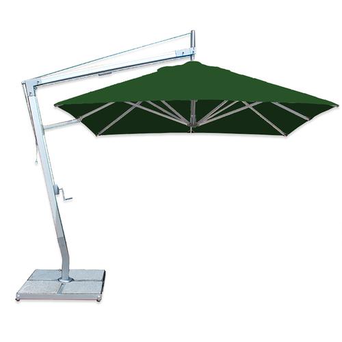 Bambrella Side Wind Santa Ana 8.5' Square Aluminum Cantilever Patio Umbrella