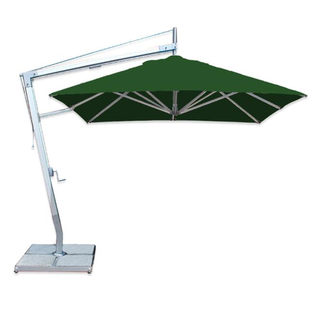 Bambrella 8.5' Side Wind Santa Ana Square Aluminum Cantilever Umbrella