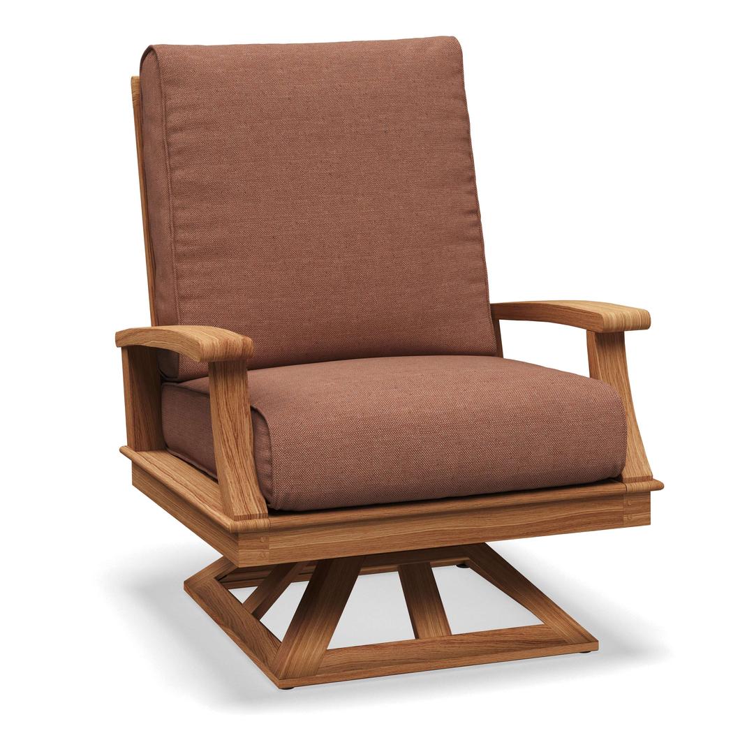 Gloster Ventura Teak Swivel Rocker Lounge Chair