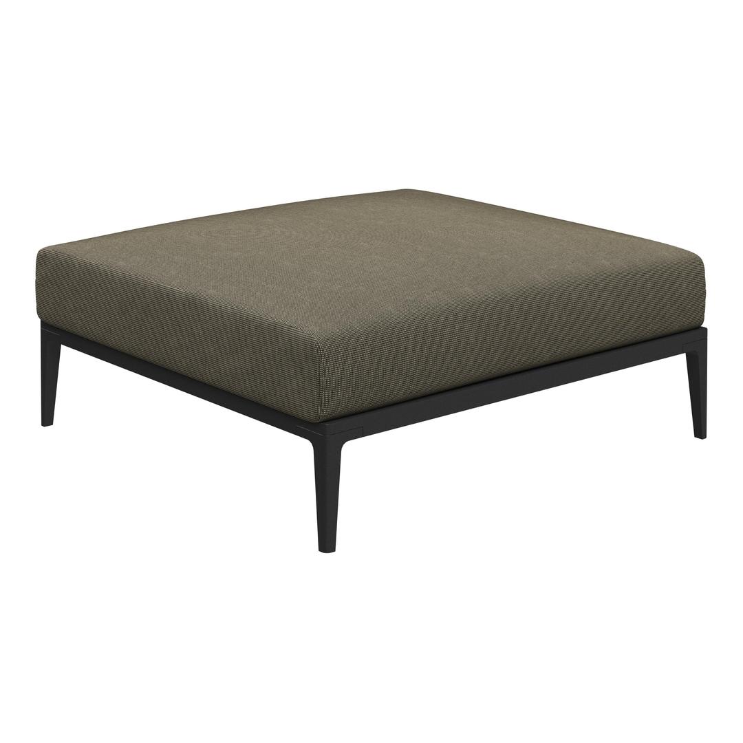Gloster Grid Upholstered Ottoman Outdoor Sectional Unit