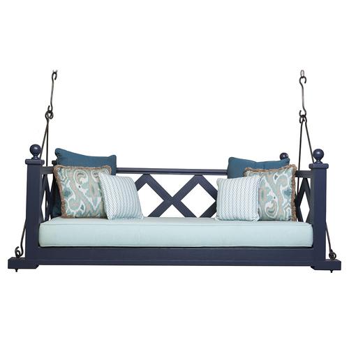 Lowcountry Originals Diamond Pattern Swinging Outdoor Daybed