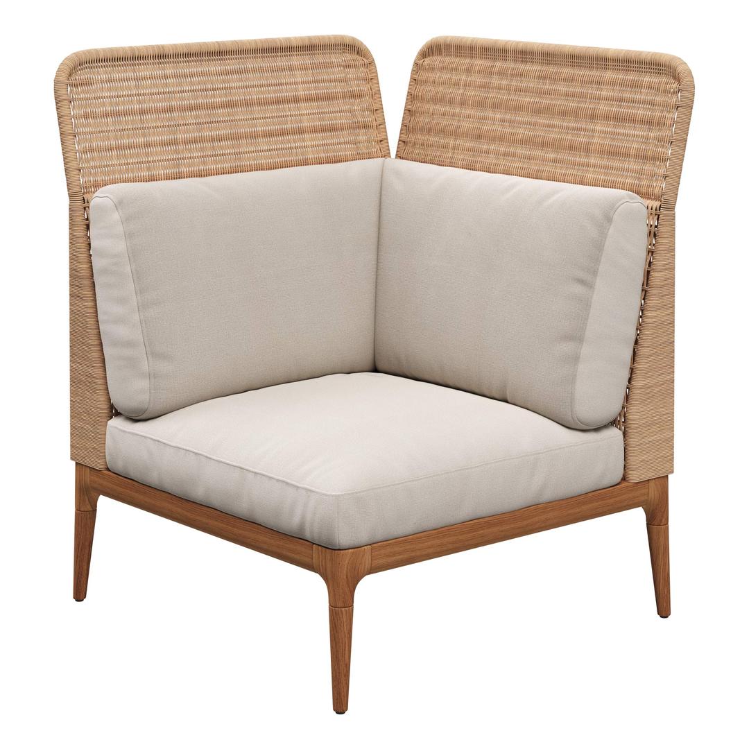Gloster Lima Woven High Back Corner/End Outdoor Sectional Unit