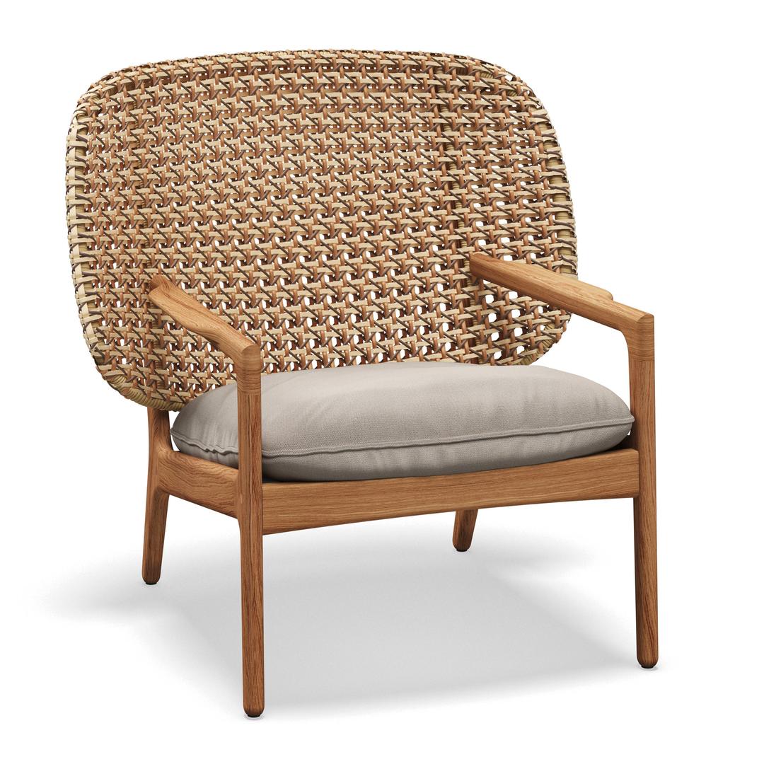 Gloster Kay Teak Low Back Lounge Chair