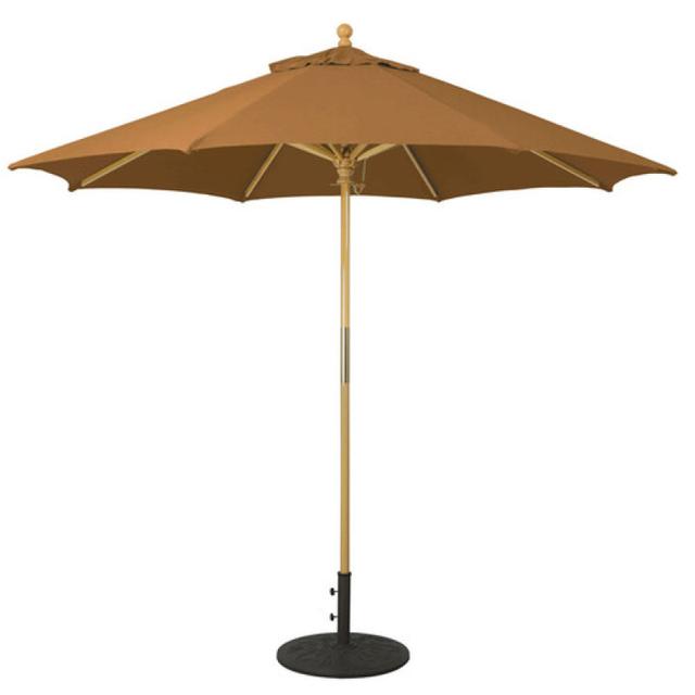 Galtech 9' Round Wood Umbrella