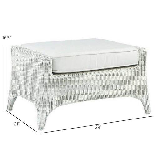 Kingsley Bate Cape Cod Ottoman - Dimension Kingsley Bate Cape Cod Ottoman - Dimension