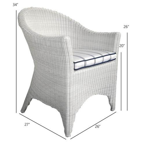 Kingsley Bate Cape Cod Dining Armchair - Dimension Kingsley Bate Cape Cod Dining Armchair - Dimension