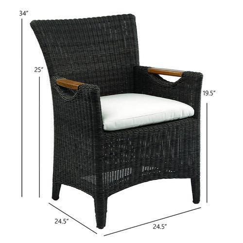Kingsley Bate Culebra Dining Armchair - Dimension Kingsley Bate Culebra Dining Armchair - Dimension