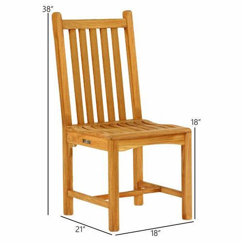 Kingsley Bate Classic Dining Side Chair - Dimension Kingsley Bate Classic Dining Side Chair - Dimension