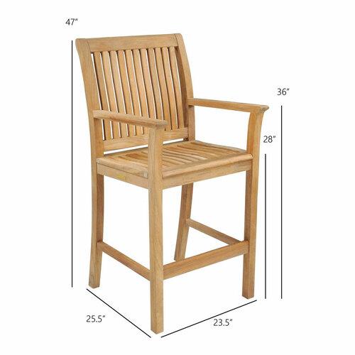 Kingsley Bate Chelsea Bar Chair - Dimension Kingsley Bate Chelsea Bar Chair - Dimension