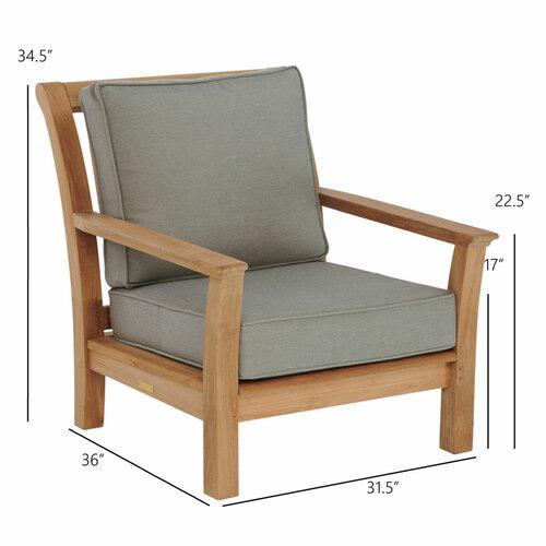 Kingsley Bate Chelsea Lounge Chair - Dimension Kingsley Bate Chelsea Lounge Chair - Dimension