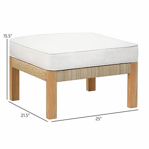 Kingsley Bate Hudson Ottoman - Dimension Kingsley Bate Hudson Ottoman - Dimension