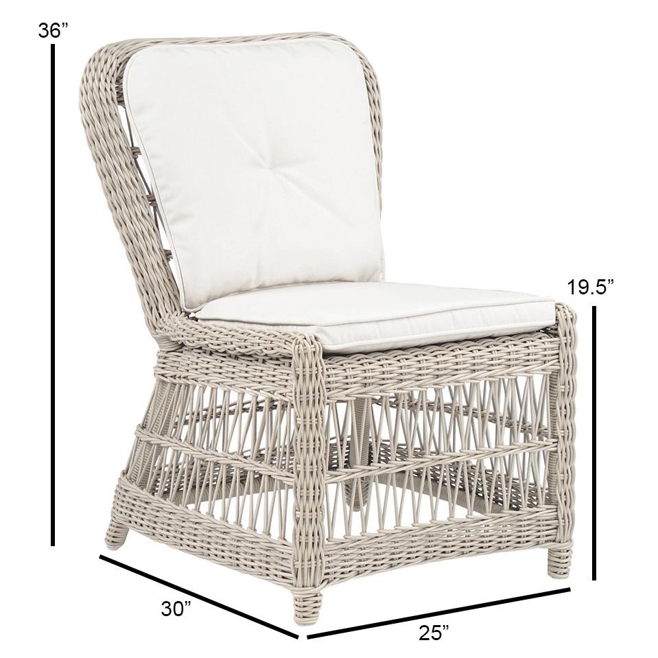 Kingsley Bate Southampton Dining Side Chair - Dimensions Kingsley Bate Southampton Dining Side Chair - Dimensions