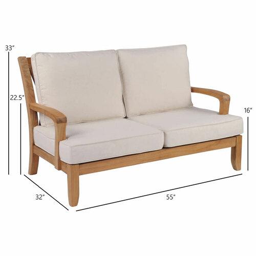 Kingsley Bate Somerset Settee - Dimension Kingsley Bate Somerset Settee - Dimension