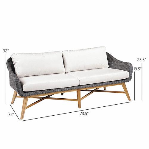 Kingsley Bate Zona Sofa - Dimension Kingsley Bate Zona Sofa - Dimension